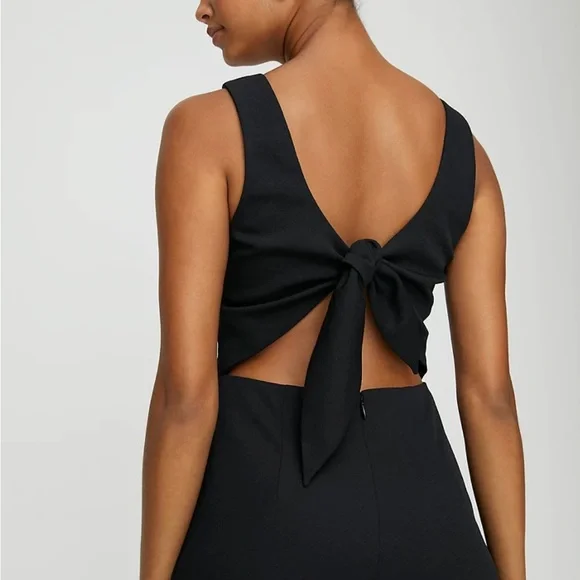 Wilfred Black Wide-Leg Jumpsuit - Picture 2 of 7